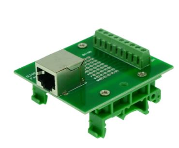 บอร์ดต่อสาย RJ45 / 8P8C jack