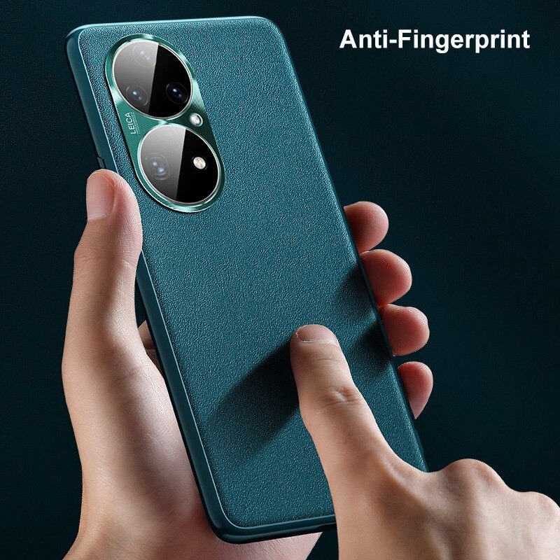 เคส Huawei Nova 9 #เคสแบบฝาหลัง TPU เคลือบหนัง PU มีกันเลนส์กล้อง Leather Cases Soft Matte Shockproof Protect Camera Back Cover