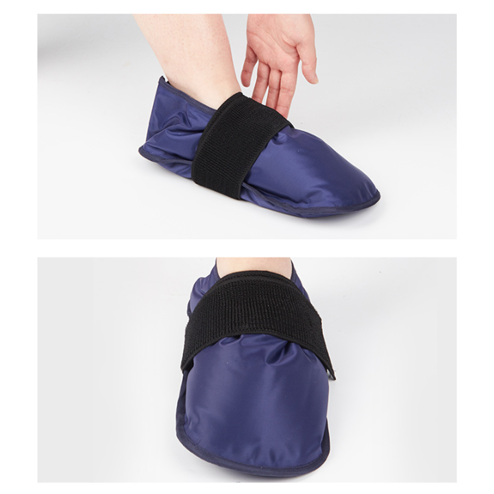 เจลประคบร้อนเย็นแบบสวมเท้ามีสายรัด ขนาด 14 X 29 cm (ZZ4)