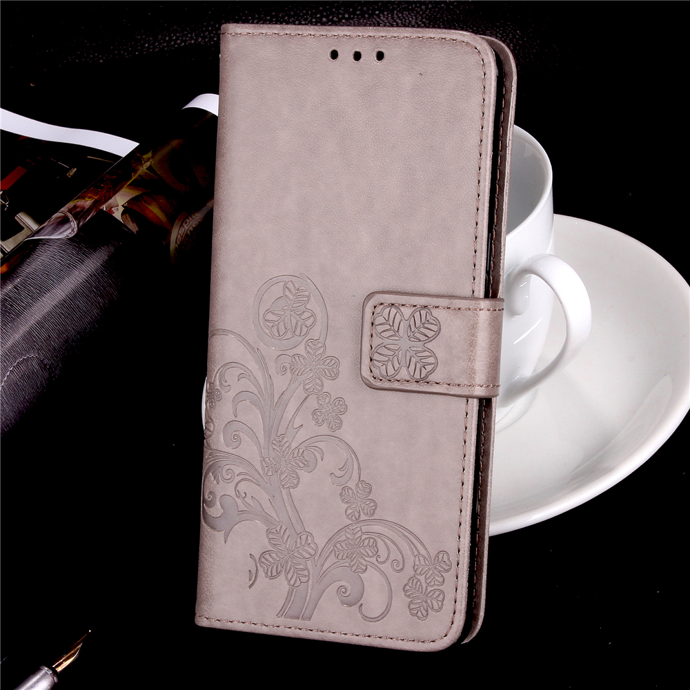 Case Huawei Y9 Prime 2019 #เคสฝาพับมีช่องใส่บัตร HAT PRINCE Imprinted Clover Leather Wallet