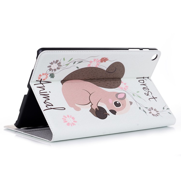 เคส Samsung Galaxy Tab S5e SM-T720 #เคสฝาพับพิมพ์ลายน่ารักๆ Pattern Printing Wallet Stand Leather Tablet Cover