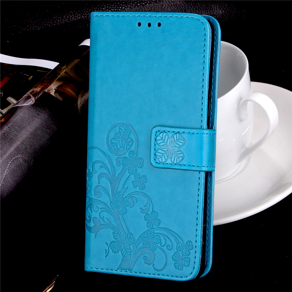 Case Huawei Y9 Prime 2019 #เคสฝาพับมีช่องใส่บัตร HAT PRINCE Imprinted Clover Leather Wallet