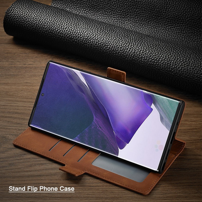 Case Samsung Galaxy Note 20 Ultra / Note 20 Ultra 5G #เคสฝาพับแบบกระเป๋าสตางค์ FORWENW Leather Wallet Case