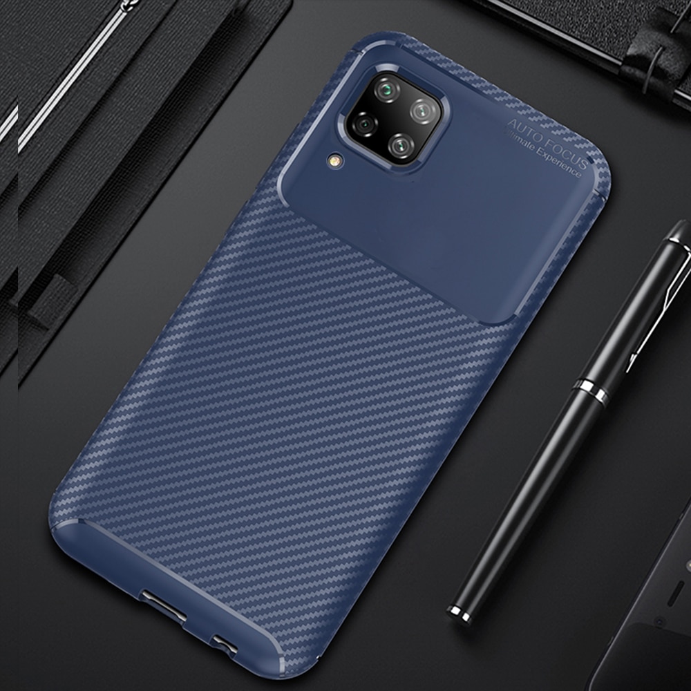 เคส Huawei nova 7i #เคสฝาหลังนิ่ม Carbon Fiber Drop Resistant TPU
