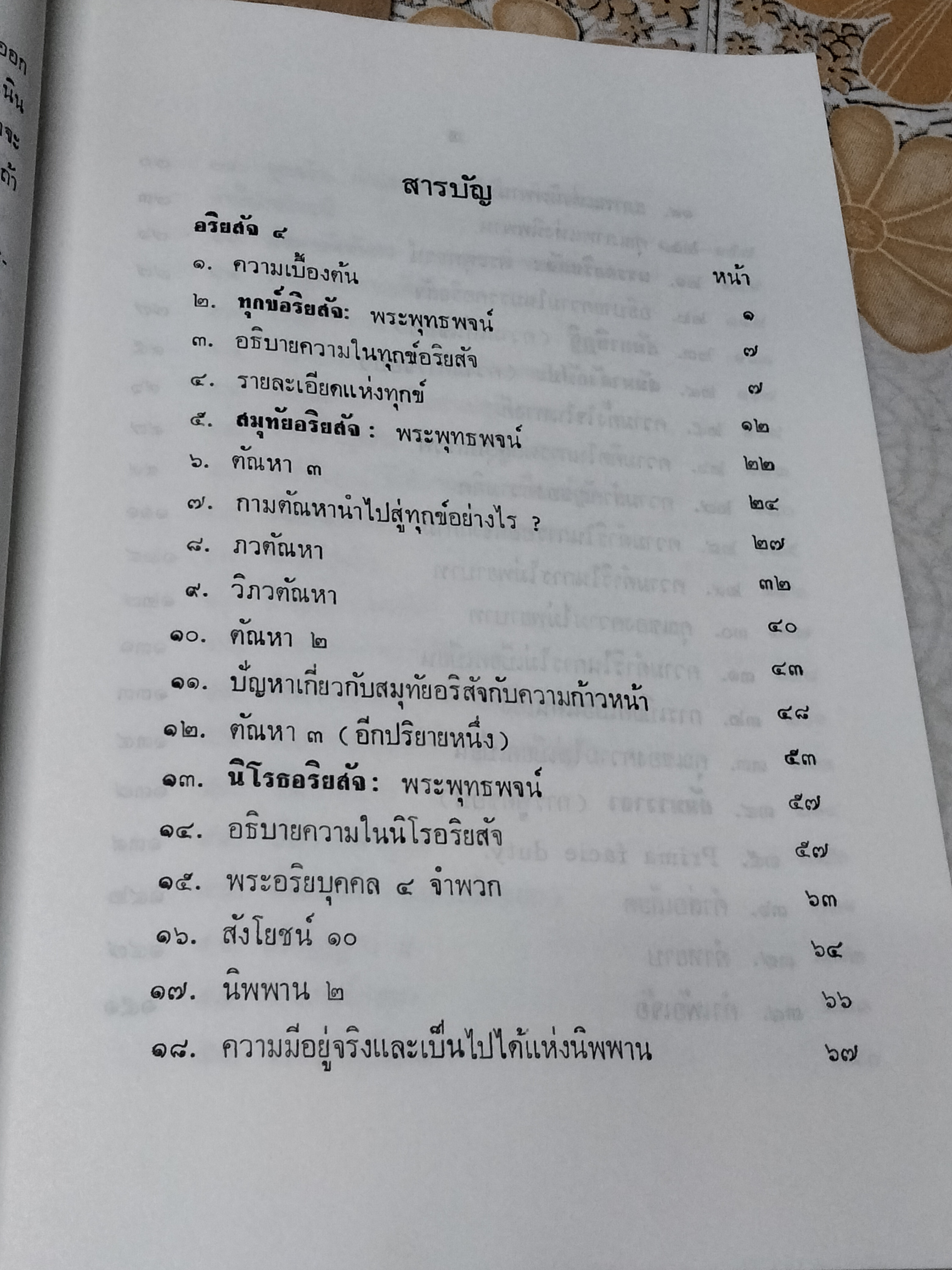 หลักคำสอนสำคัญในพระพุทธศาสนา (พุทธปรัชญาเถรวาท) โดย วศิน อินทสระ พิมพ์ครั้งที่ 5/2540 **สินค้าหมด**
