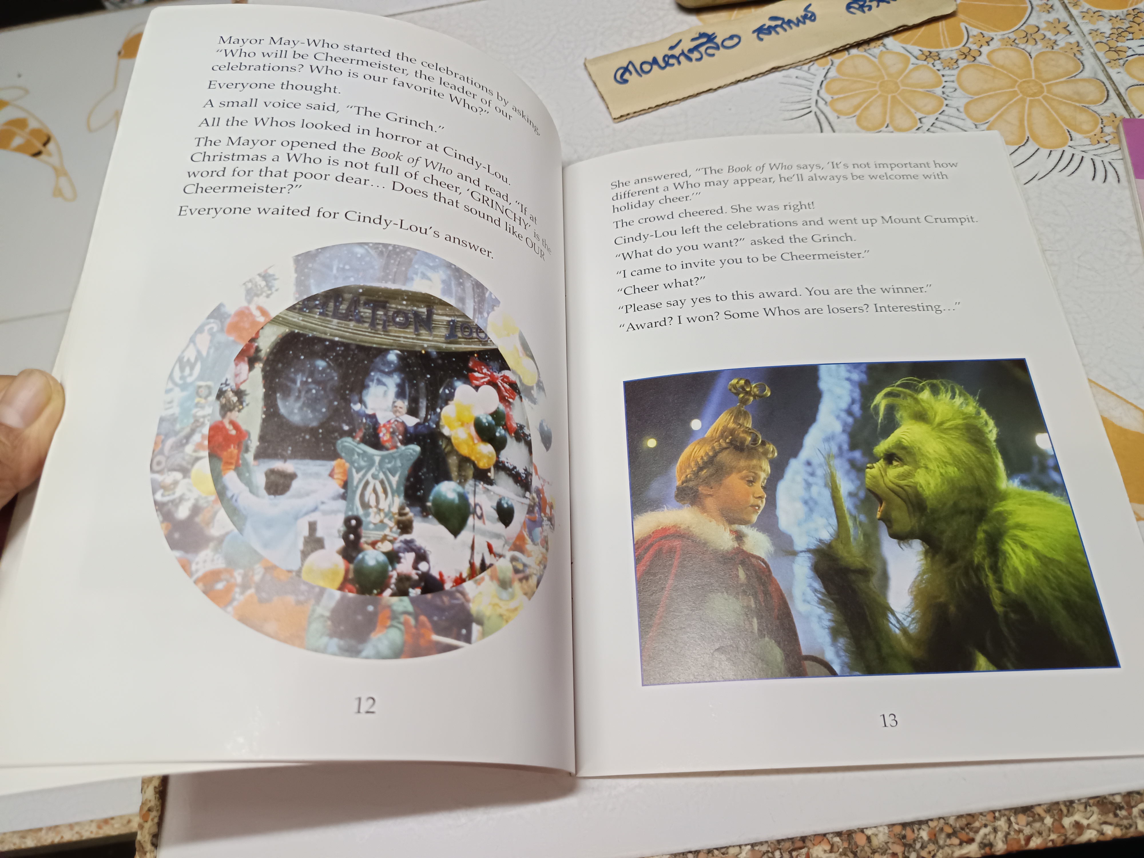 ขายรวม 3 เล่ม / หนังสือนอกเวลาภาษาอังกฤษ เล่มใหญ่ / Beethoven Lives Upstairs , The School Bus, Dr Seuss's How The Grinch Stole Christmas