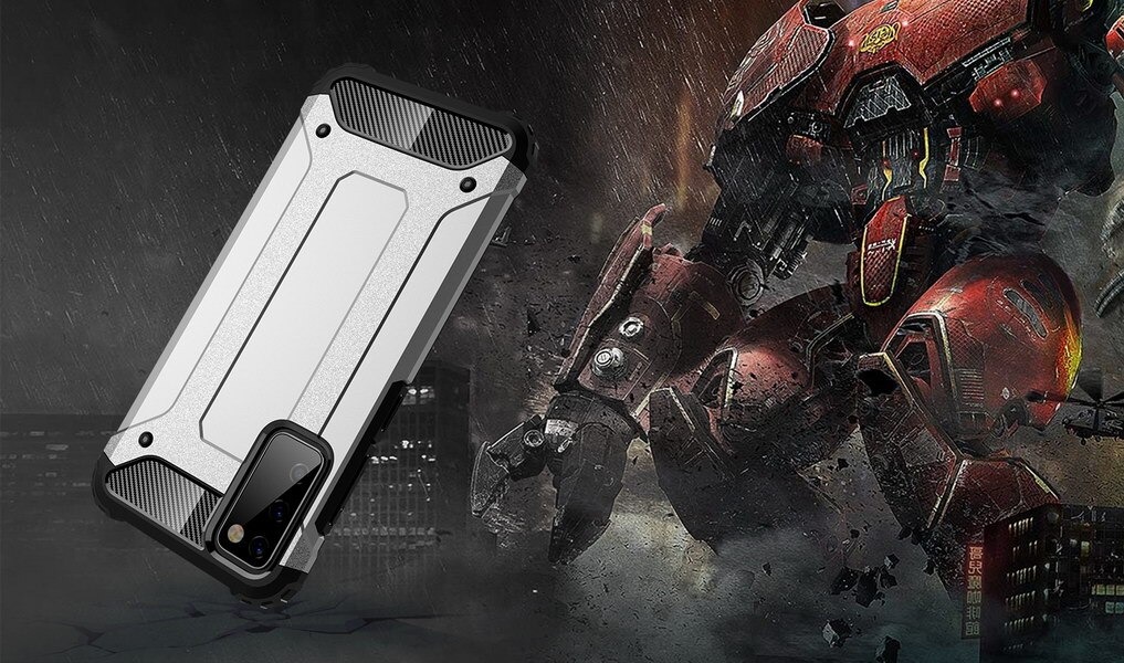 เคส Samsung Galaxy Note 20 / Note 20 5G #เคสฝาหลังเกราะป้องกัน ไฮบริด พลาสติก+TPU Heavy Duty Rugged Hybrid