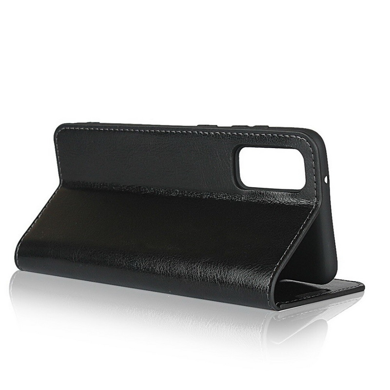 Case Samsung Galaxy S20 FE/S20 FE 5G #เคสฝาพับหนังแท้แบบกระเป๋าสตางค์คุณภาพดี Crazy Horse Genuine Leather Cover