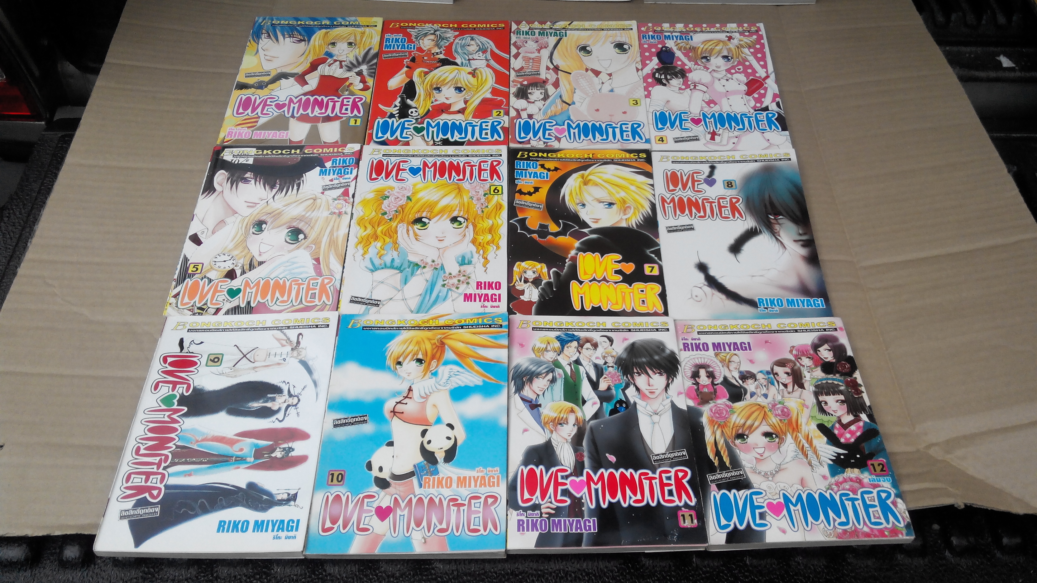 Love Monster ครบชุด 12 เล่มจบ - Riko Miyagi (สภาพบ้านมือสอง-สะสม) **สินค้าหมด**