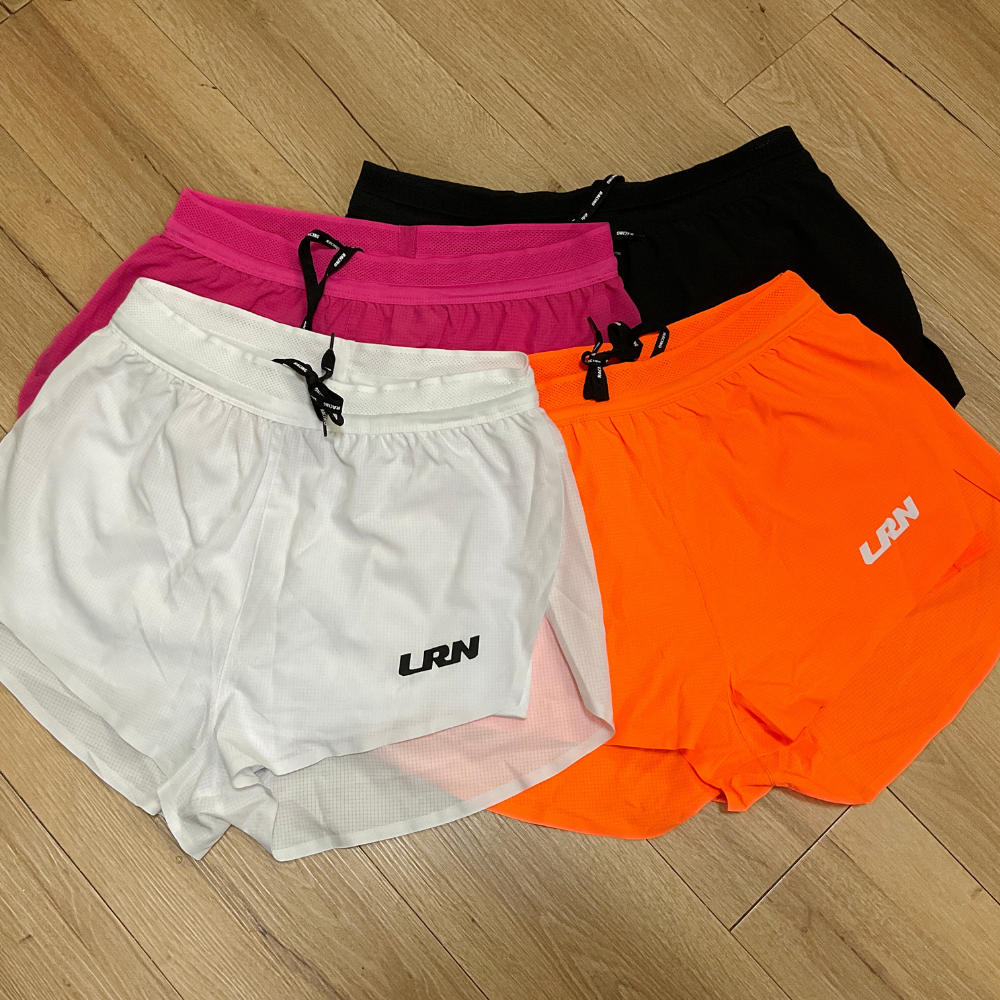 กางเกงวิ่งขาสั้น 1.5" น้ำหนักเบา แห้งไว มีซับในขาสั้น วิ่งมาราธอนได้ทุกระยะ (F15)