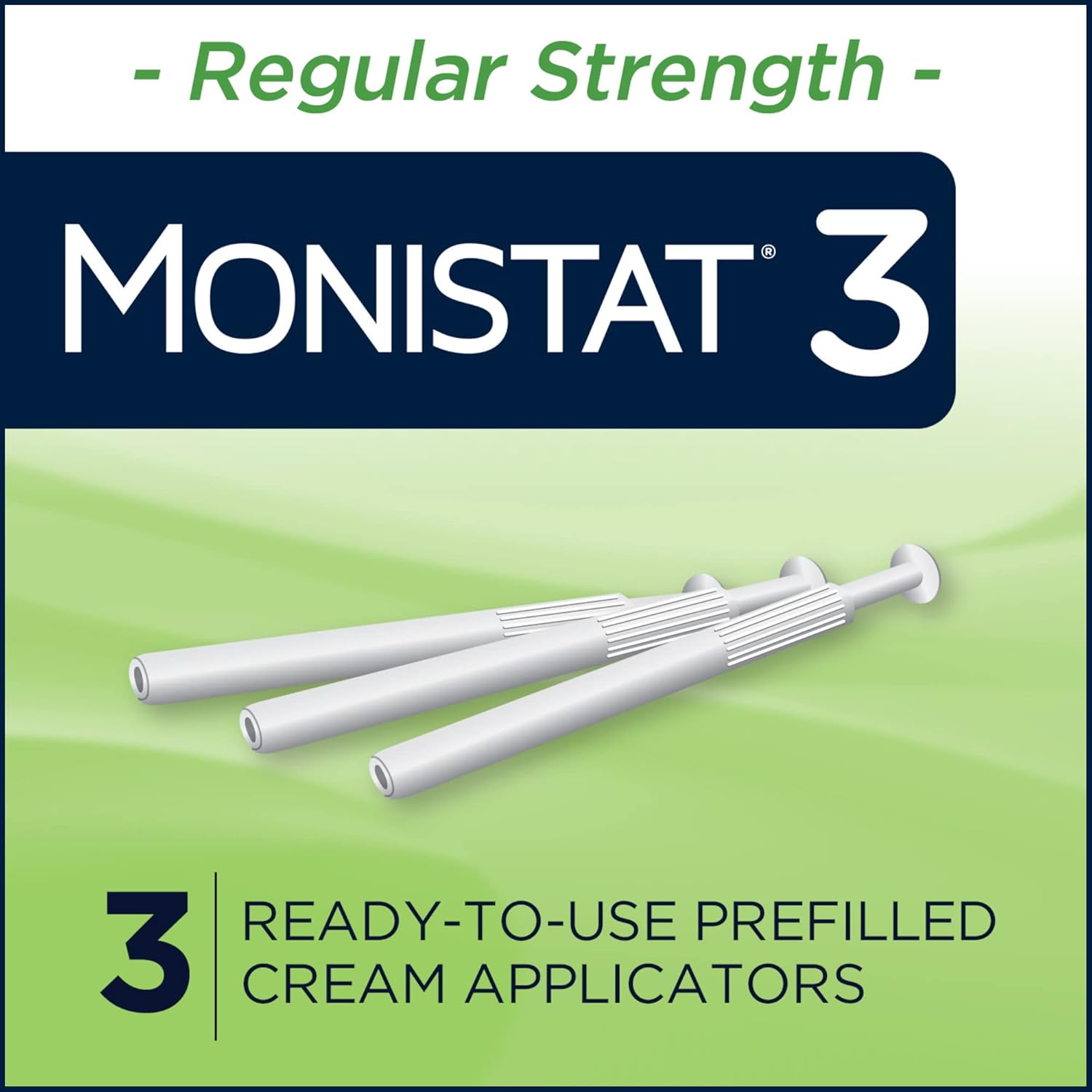 (Pre Order) Monistat® 3-Day Treatment Pre-Filled Cream Applicators Yeast Infection 3 Prefilled 5g (each) ครีมลดเชื้อราในช่องคลอด