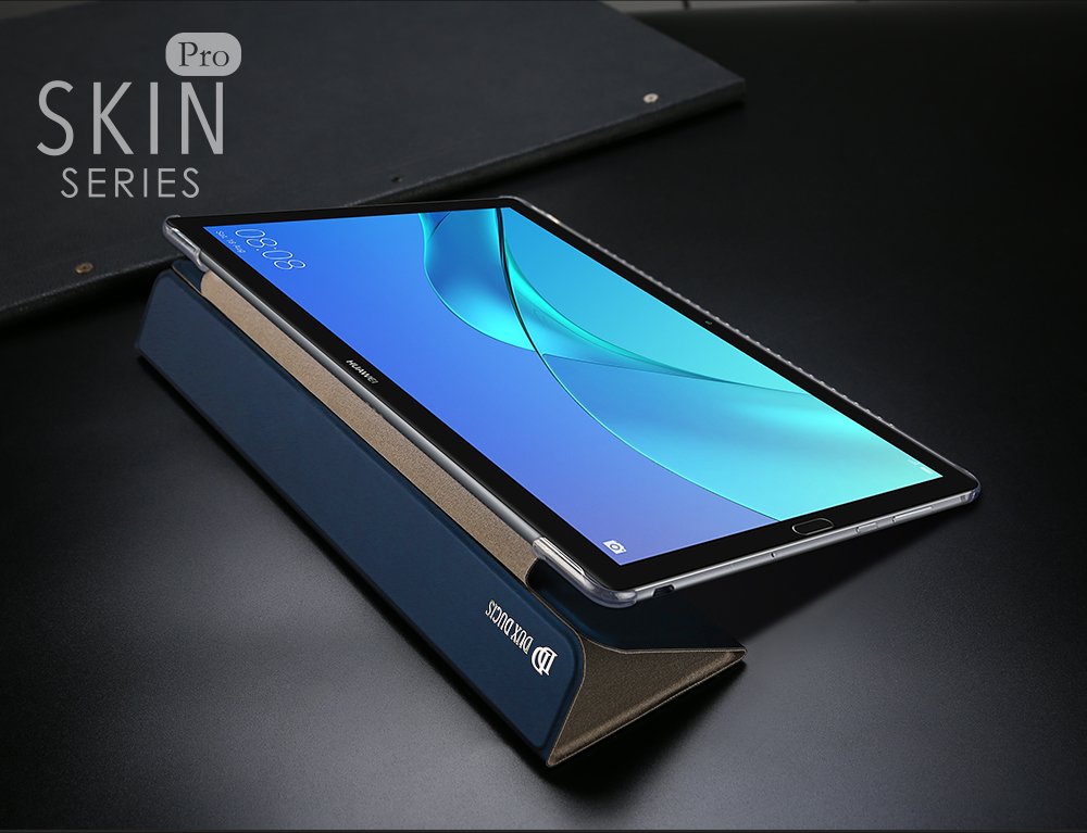 Case Huawei MediaPad M5 Pro 10.8 นิ้ว #เคสฝาพับหนัง PU แบบ 3 พับ DUX DUCIS Skin Pro Series Tri-fold Stand Smart Leather