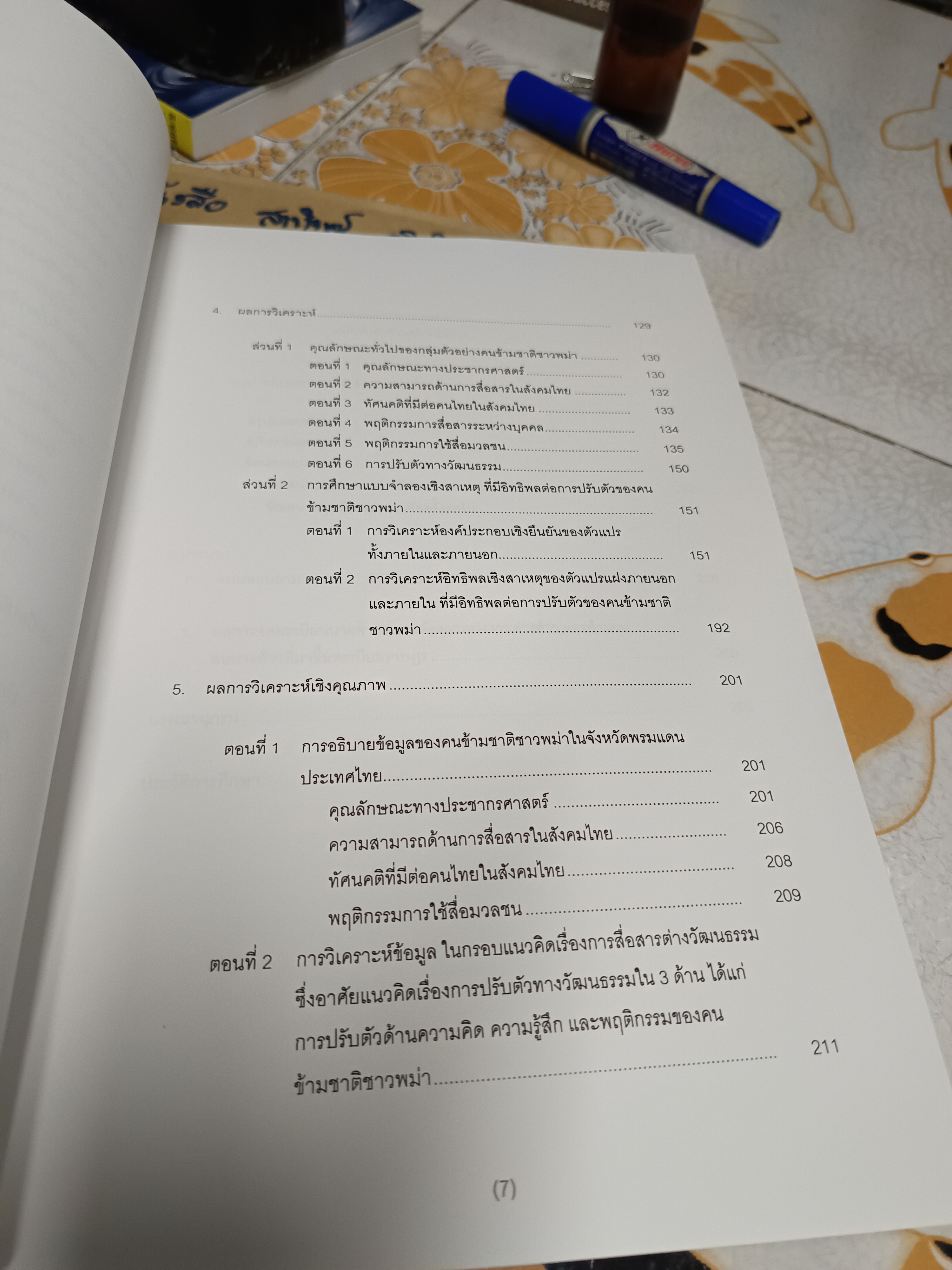 การสื่อสารต่างวัฒนธรรม ที่มีผลต่อการปรับตัวของคนข้ามชาติ : ศึกษากรณีชาวพม่าในจังหวัดพรมแดนประเทศไทย โดย ภริดา โกเชก (วิทยานิพนธ์ ปรัชญาดุษฎีบัณฑิต)