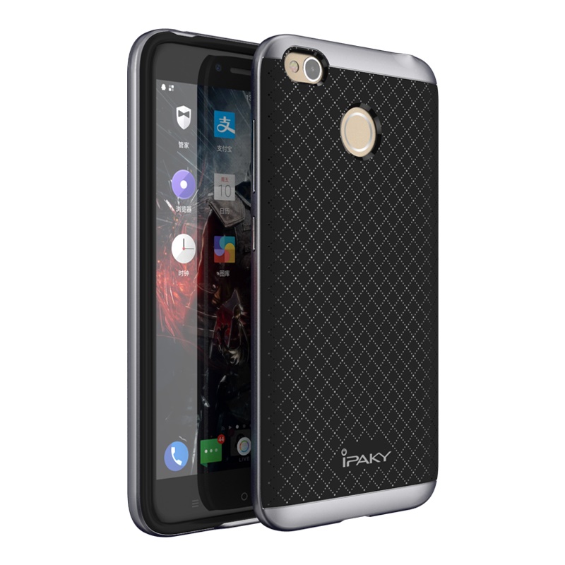 เคส Xiaomi Redmi 4X #เคสฝาหลัง IPAKY ชิ้นส่วนกันชน PC 2 ชิ้น + TPU Back Hybrid Protector