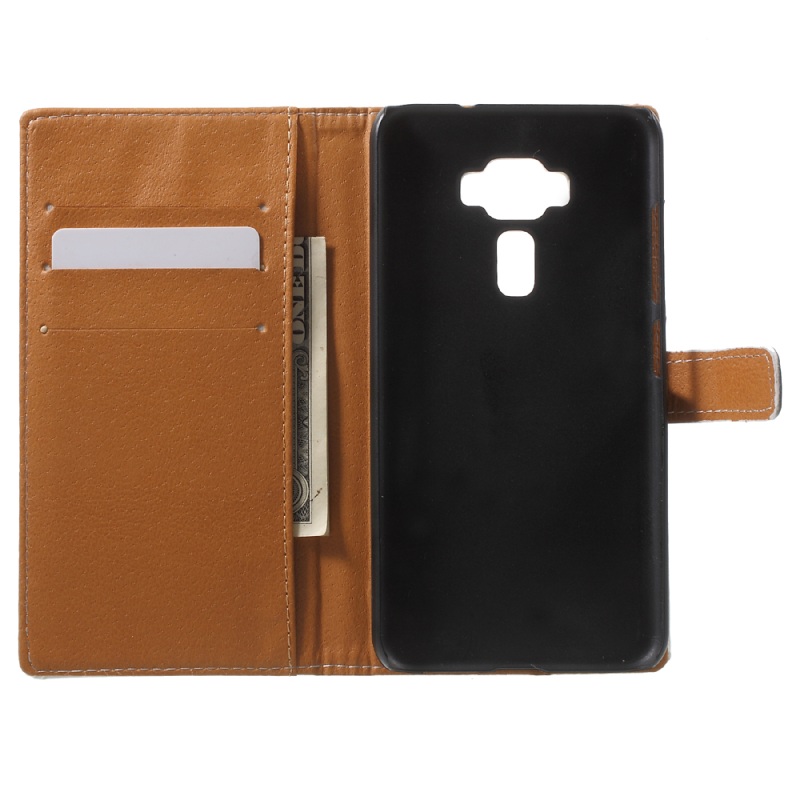 เคส Asus Zenfone 3 ZE520KLเคสฝาพับพิมพ์ลาย สไตล์กระเป๋าสตางค์พับตั้งได้