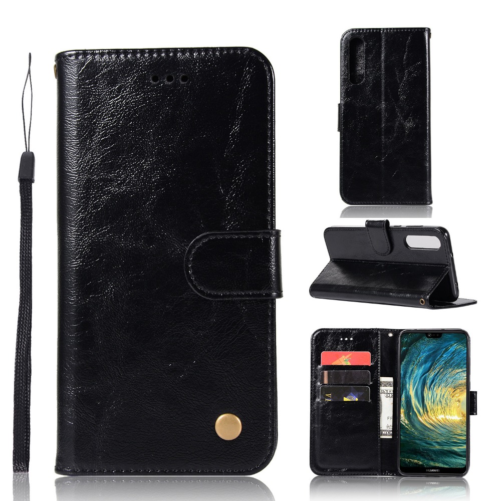 Case Huawei P20 Pro #เคสฝาพับเกรดพรีเมี่ยมแบบกระเป๋าสตางค์ หนัง PU Vintage