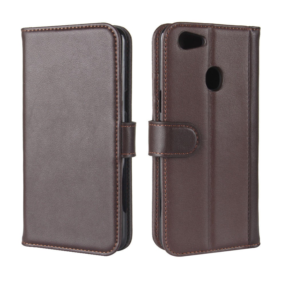 เคส Oppo F5 #เคสสไตล์กระเป๋าสตางค์รูปแบบหนังแท้แยกมีช่องเสียบบัตรเคสคุณภาพดี ราคาเบาๆสบายกระเป๋า