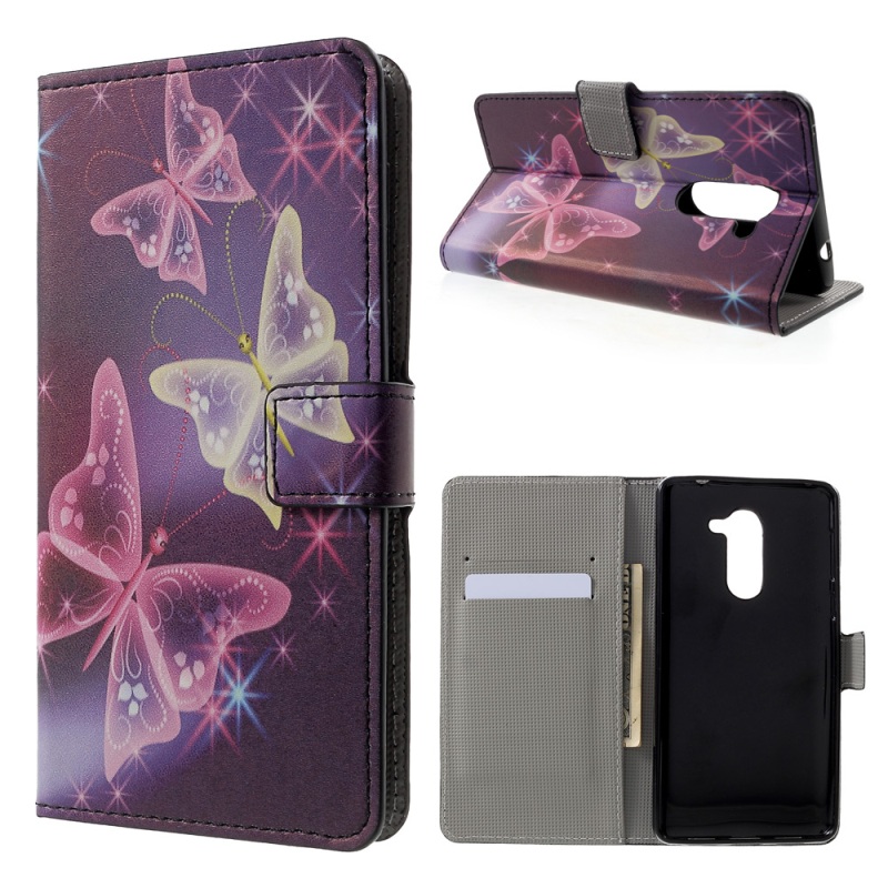 Case Huawei GR5 2017 เคสฝาพับพิมพ์ลายสวยงามสไตล์กระเป๋าสตางค์
