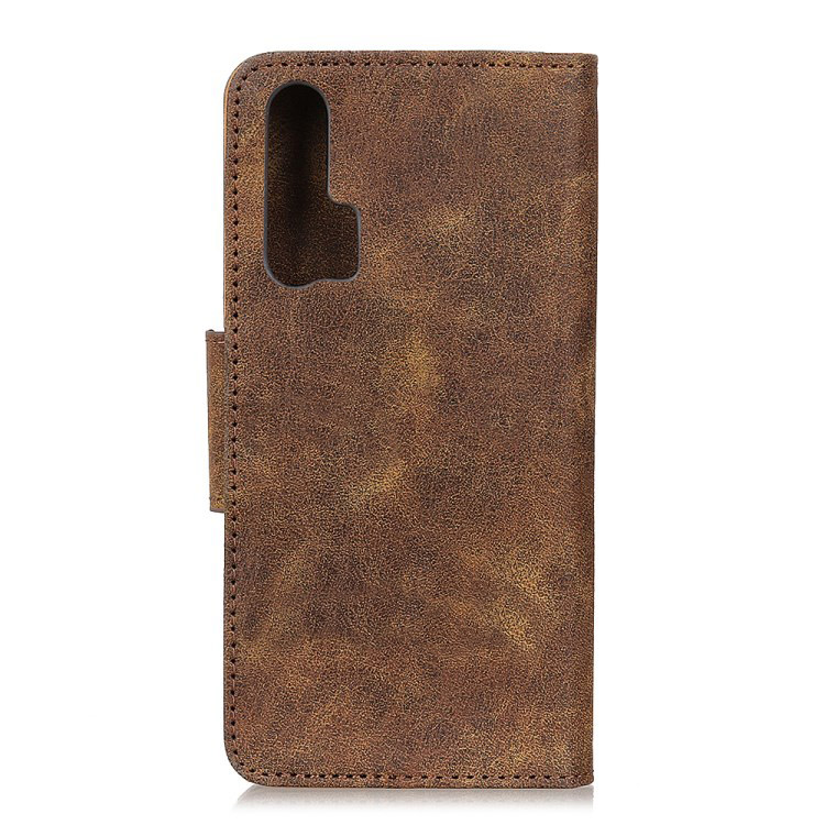 Case Huawei nova 6 #เคสฝาพับแบบกระเป๋าสตางค์สไตล์วินเทจ Vintage Style Wallet Leather
