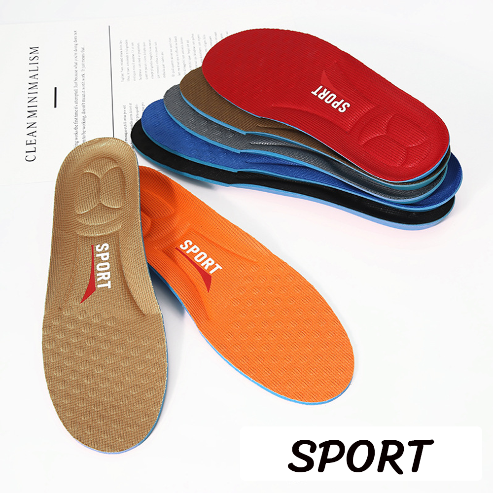 แผ่นรองพื้นรองเท้านิ่ม กันกระแทก สำหรับวิ่ง Sport running (O2)