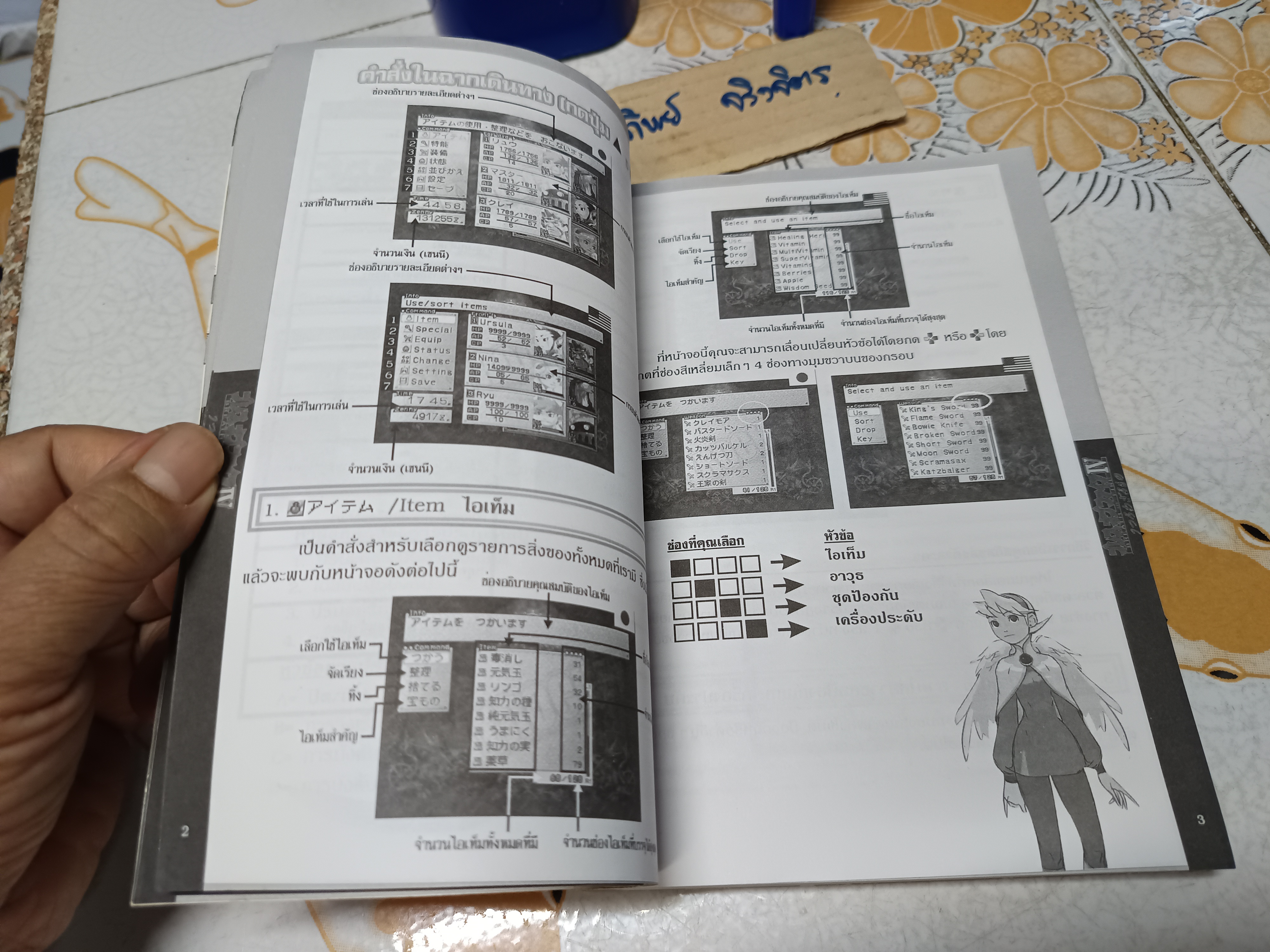 คู่มือเฉลยเกมส์ BREATH OF FIRE IV / Breath of Fire 4 **ปกหลังแหว่ง **สินค้าหมด**