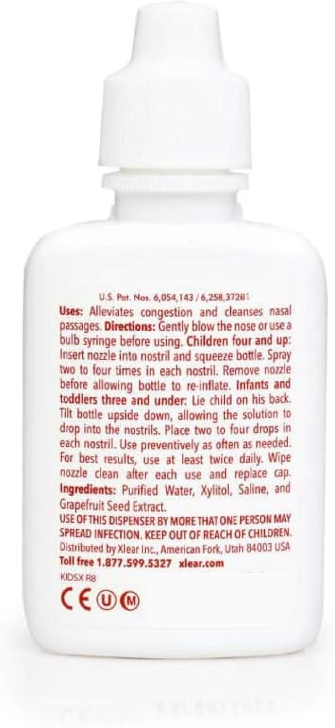 Xlear® Kid's Xlear Saline Nasal Spray Daily Relief 22 ml ผลิตภัณฑ์ล้างจมูก สำหรับเด็ก