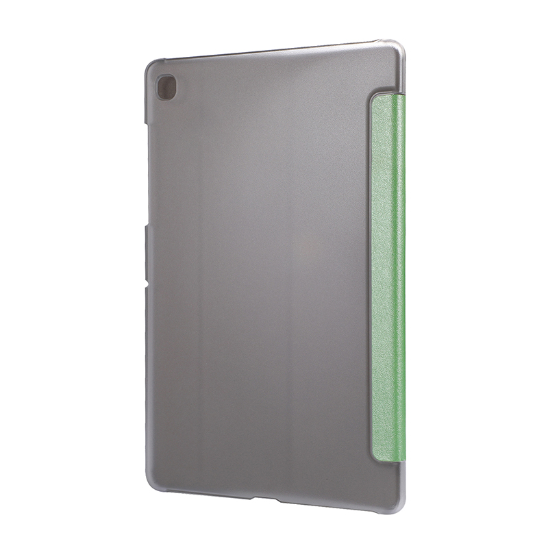 Case Samsung Galaxy Tab S6 Lite 10.4 SM-P610 P615 P617 #เคสฝาพับหนัง PU พับสามพับ Silk Texture Leather Stand Case