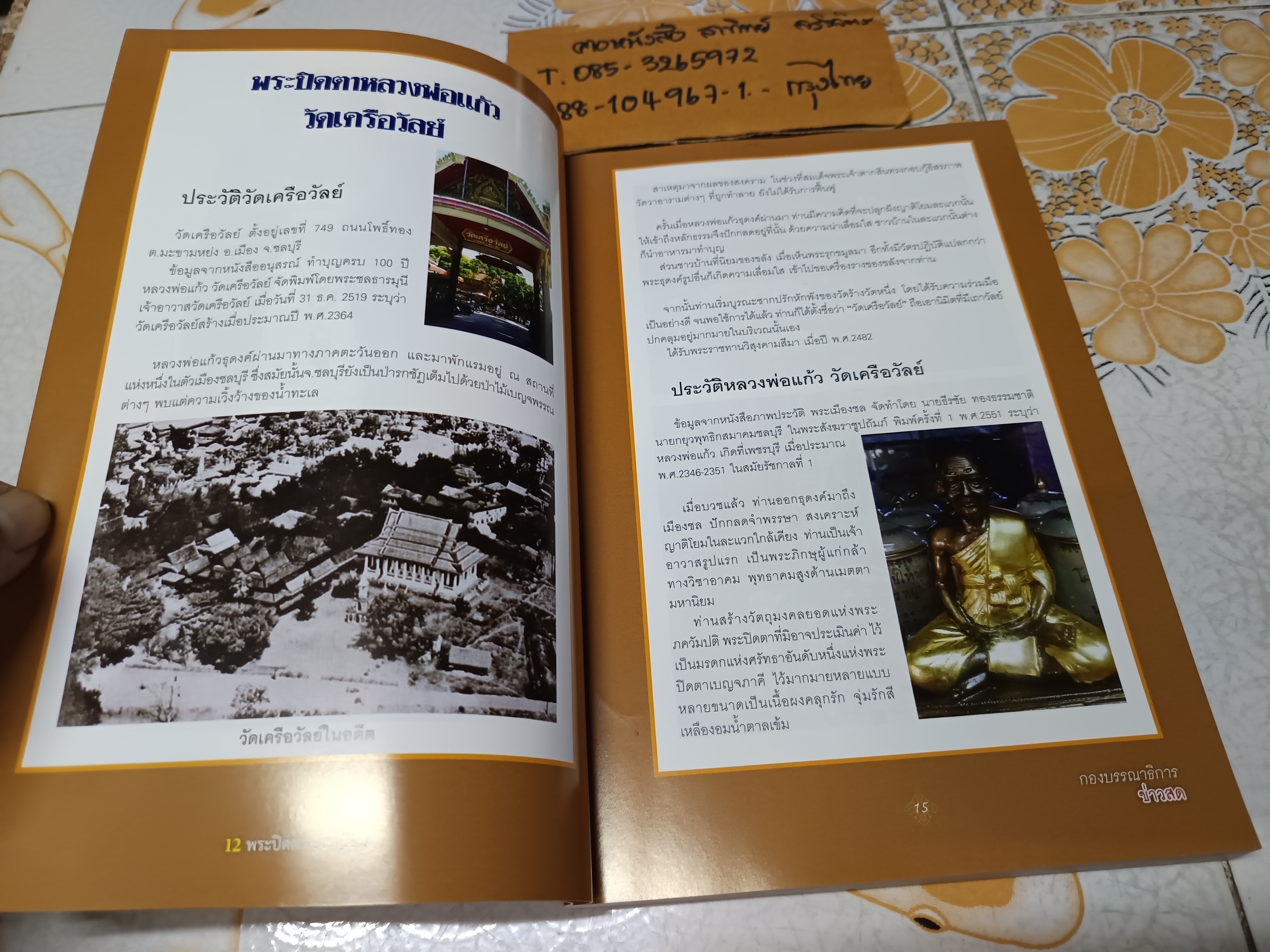12 พระปิดตายอดนิยม โดย พยัพ คำพันธุ์ - ฐาปกรณ์ ดิษยนันทน์ พิมพ์ครั้งแรก พ.ศ 2557 **สินค้าหมด**