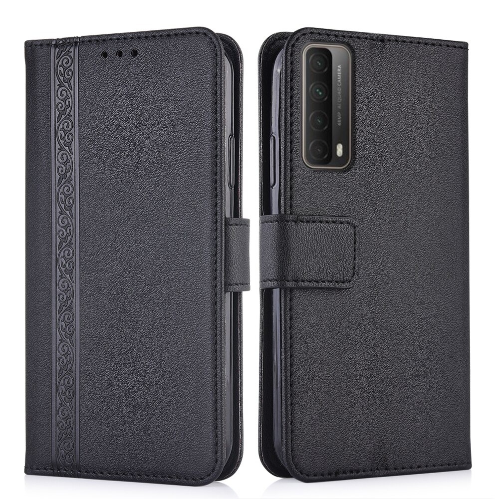 เคส Huawei Y7a #เคสฝาพับหนัง PUมีช่องเก็บบัตร Retro Leather with Wallet
