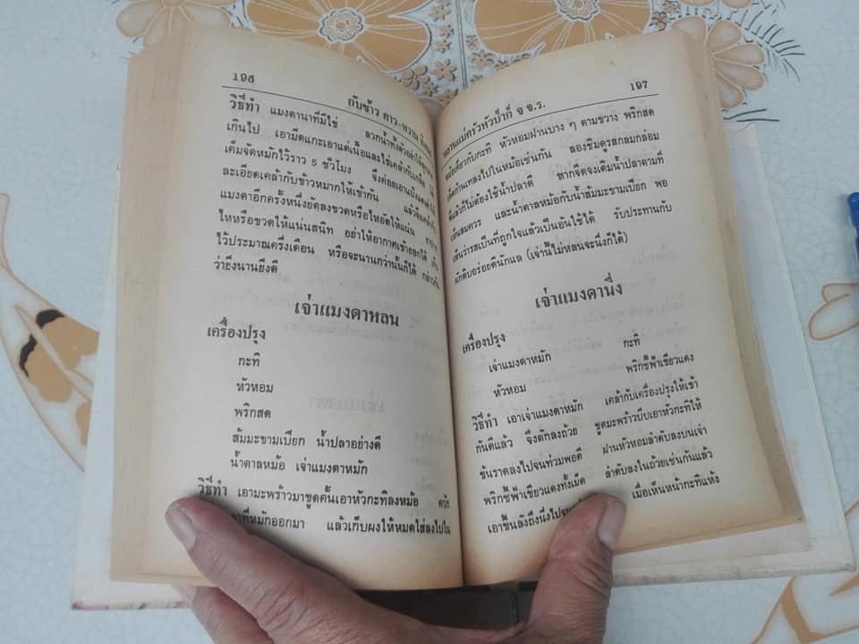 ตำรากับข้าว คาว-หวานทิพรส โดย หลานแม่ครัวหัวป่าก์ - จ.จ.ร. (หม่อมเจ้าหญิง จันทร์เจริญ รัชนี) **สินค้าหมด**