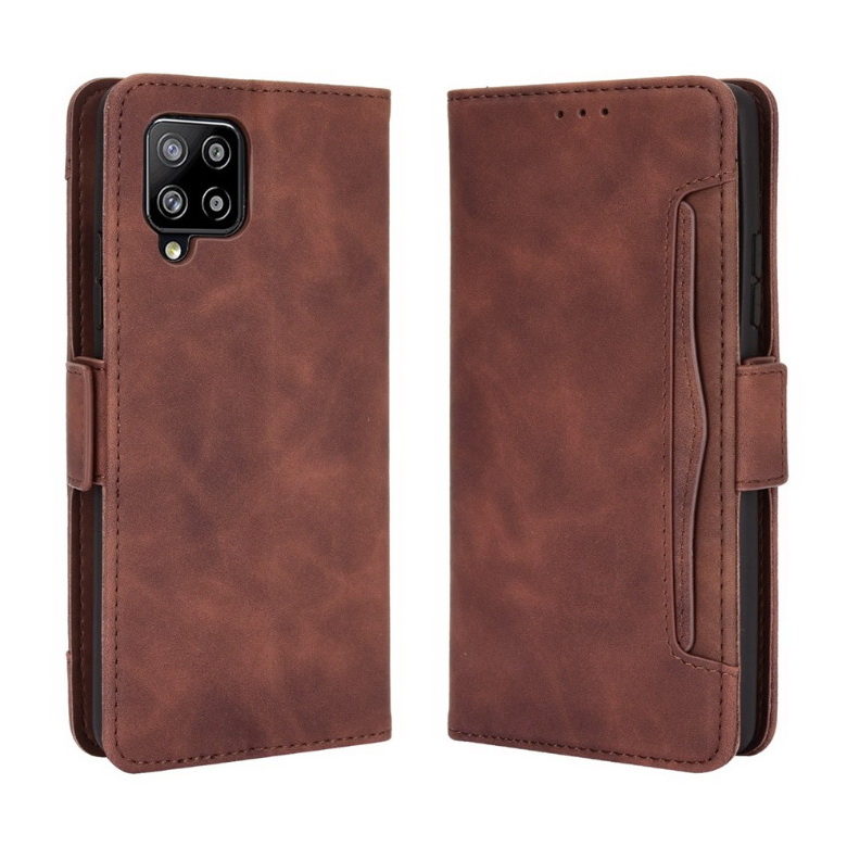 Case Samsung Galaxy A42 5G#เคสฝาพับหนัง PU มีที่เสียบการ์ดหลายช่อง Multiple Card Slots PU Leather Cover