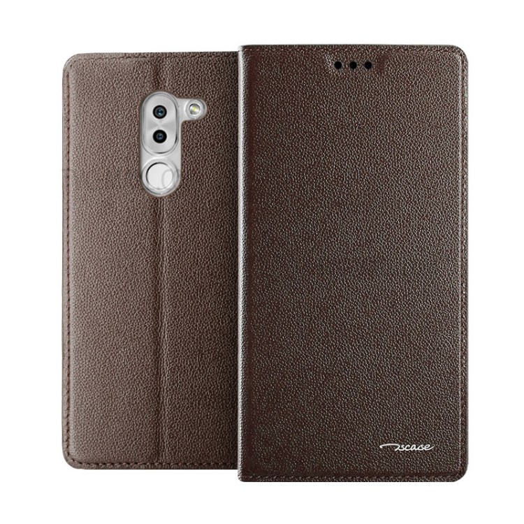 Case Huawei GR5 2017 เคสฝาพับหนังแท้ TSCASE