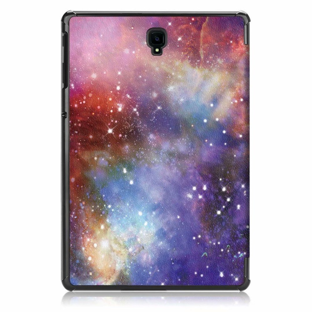 Case Samsung Galaxy Tab S4 10.5 นิ้ว (SM-T380 / T835 / T837) #เคสฝาพับหนัง PU พิมพ์ลาย Pattern Printing Tri-fold