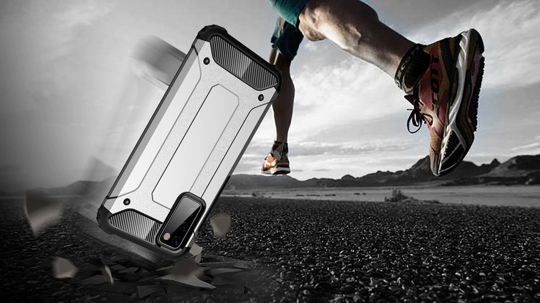 เคส Samsung Galaxy Note 20 / Note 20 5G #เคสฝาหลังเกราะป้องกัน ไฮบริด พลาสติก+TPU Heavy Duty Rugged Hybrid