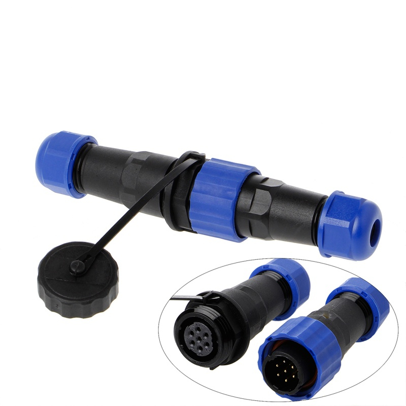 SP16 ขั้วต่อปลั๊กกันน้ำ พินขั้วต่อสายไฟ IP68 ปลั๊ก male + Female