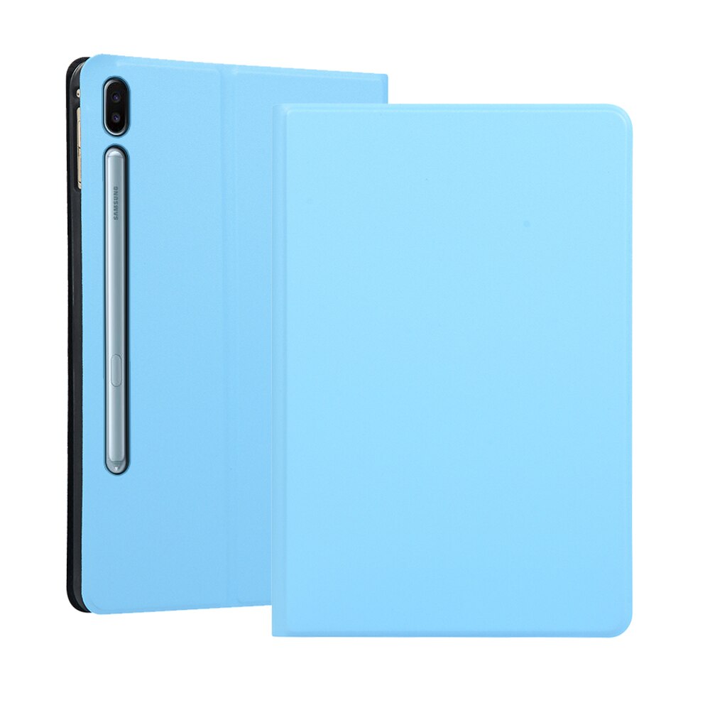 Case Samsung Galaxy Tab S6 T860 T865 #เคสฝาพับหนัง PU+TPU พับตั้งได้ PU Leather Protection Case with Stand