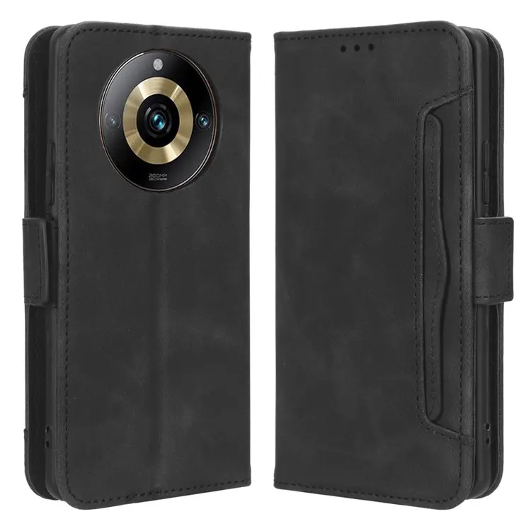 Case realme 11 Pro Plus 5G#เคสฝาพับหนัง PU มีที่เสียบการ์ดหลายช่อง Multiple Card Slots PU Leather Cover