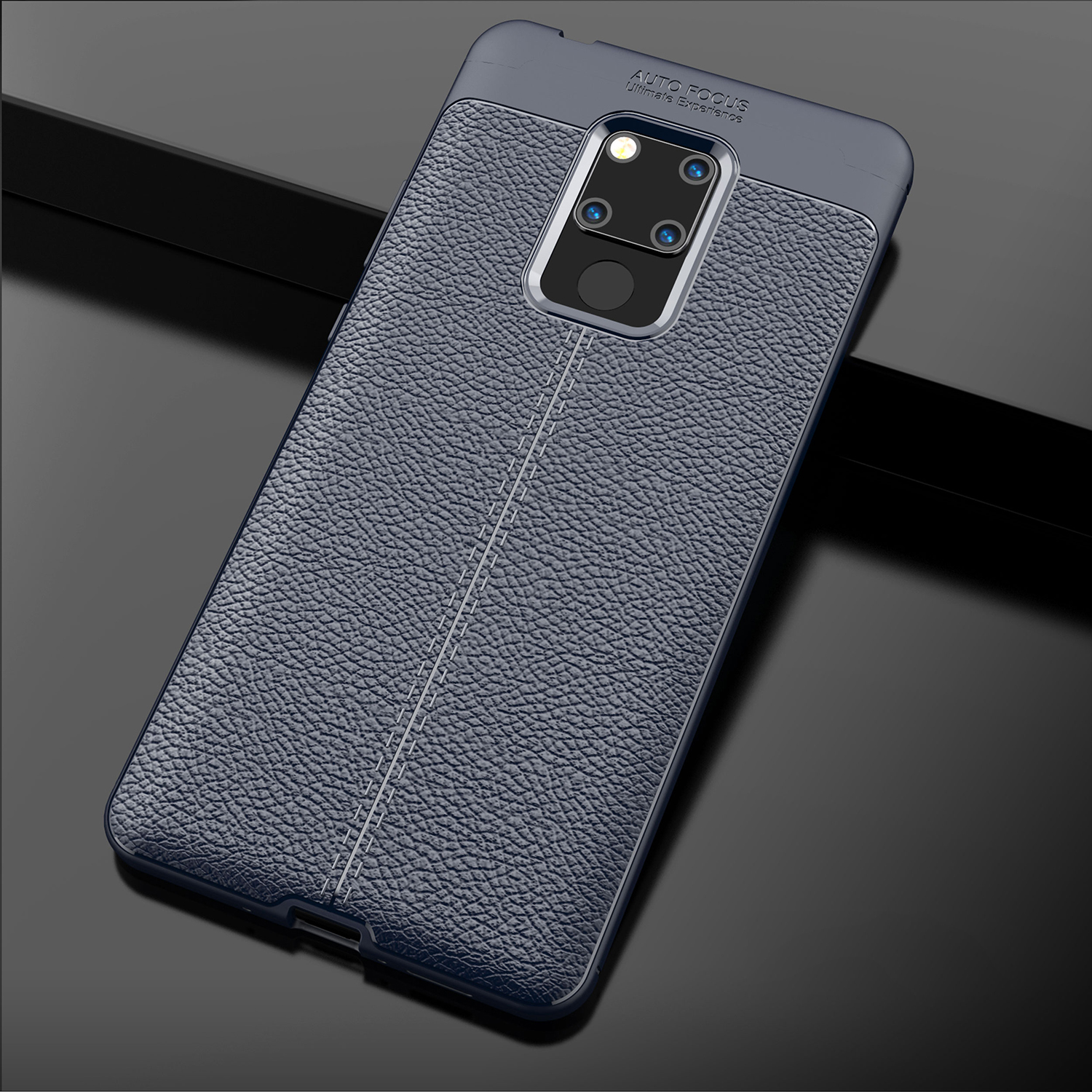 Case Huawei Mate 20 X #เคสฝาหลังTPU ผิวลิ้นจี่ช่วยป้องกันลายนิ้วมือและกันลื่นได้ดี