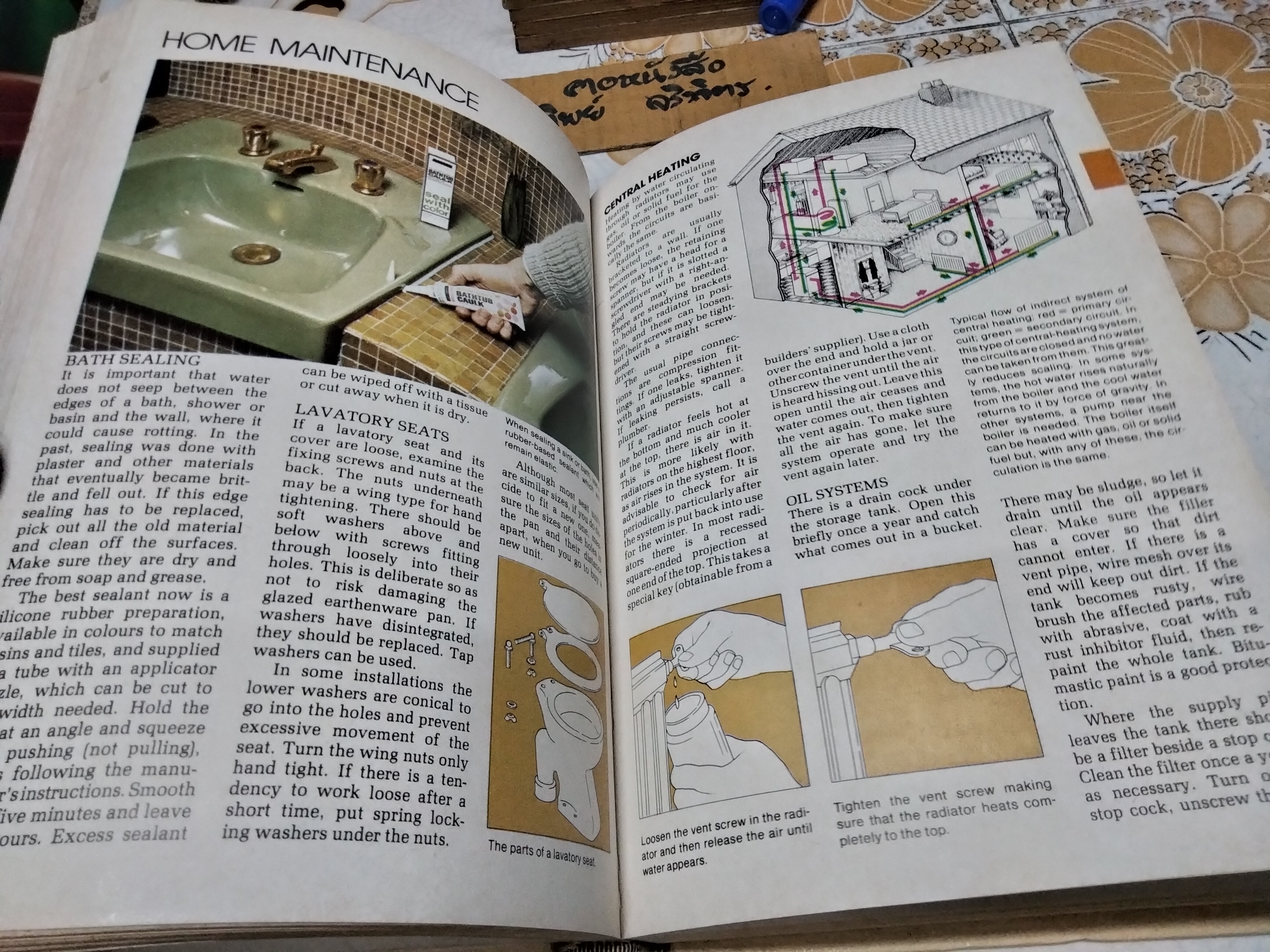 The Daiary Book of Home Management (hard cover) พิมพ์ 1980