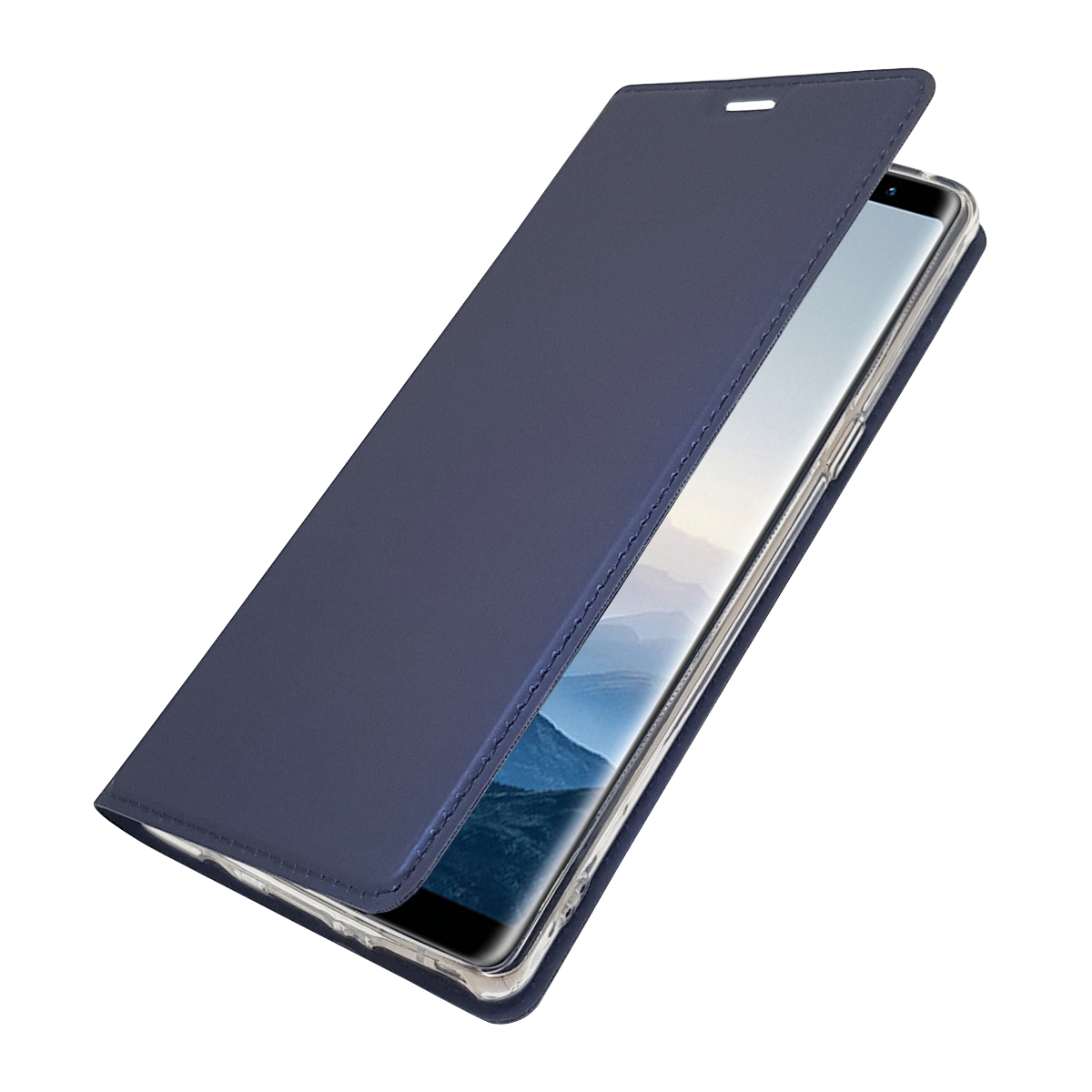 เคส Samsung Galaxy Note 8 #เคสฝาฟับหนัง PU คุณภาพดีพร้อมช่องเสียบการ์ด
