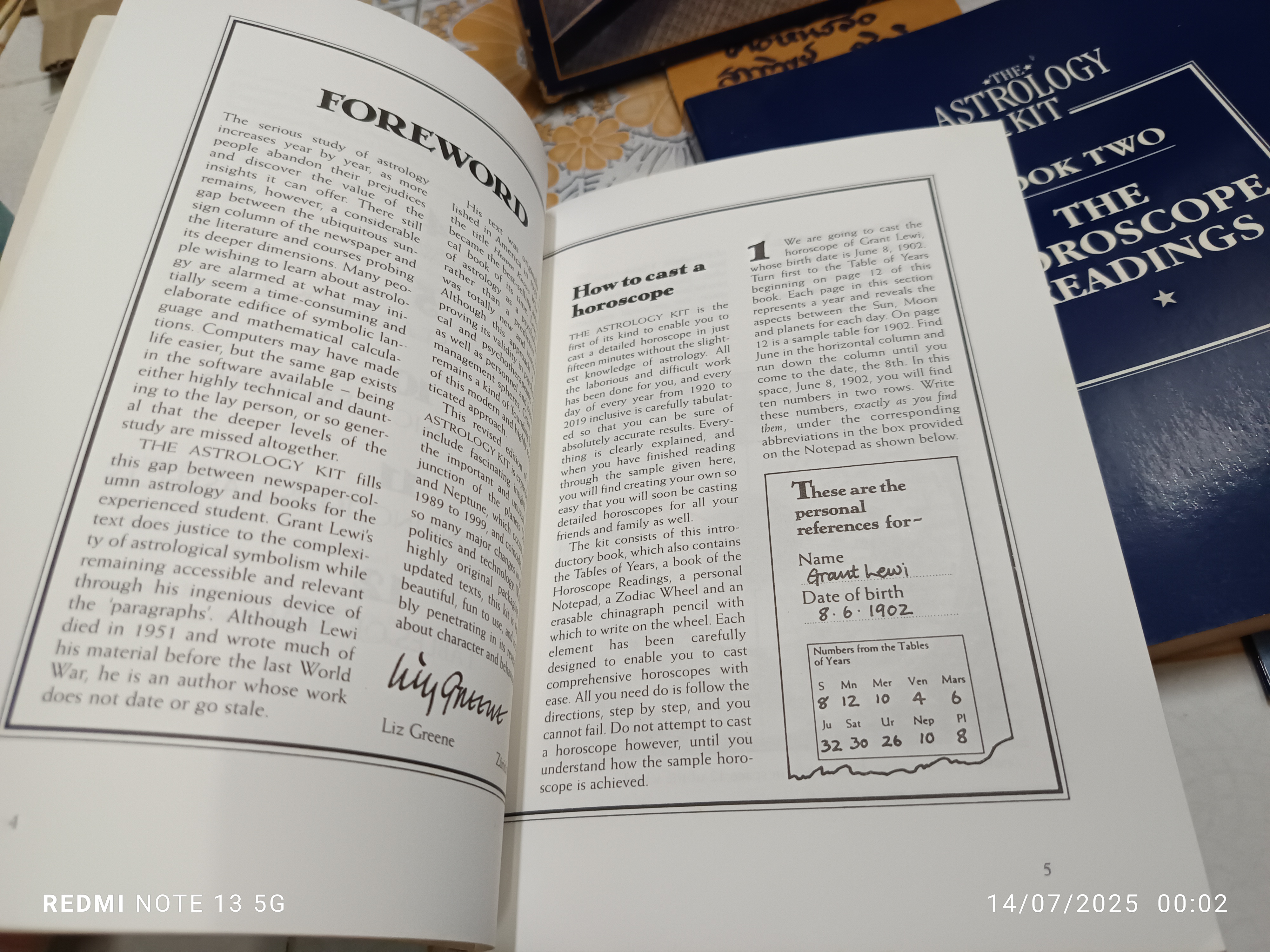 The Astrology Kit (ฉบับภาษาอังกฤษ) จัดทำโดย Grant Lewi