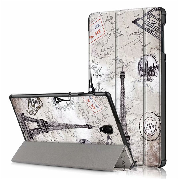 Case Samsung Galaxy Tab S4 10.5 นิ้ว (SM-T380 / T835 / T837) #เคสฝาพับหนัง PU พิมพ์ลาย Pattern Printing Tri-fold