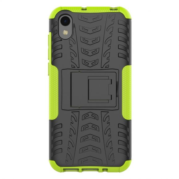 Case Huawei Y5 2019 #เคสฝาหลังกันลื่น Cool Tyre Pattern Kickstand (PC + TPU)