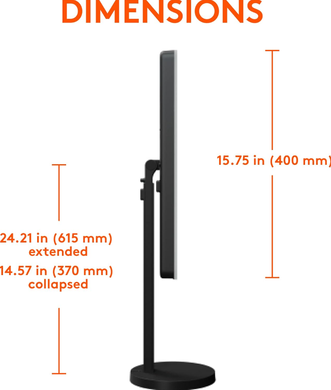 Logitech® LITRA BEAM Premium LED Streaming Key Light with TrueSoft ไฟสตรีมมิ่ง