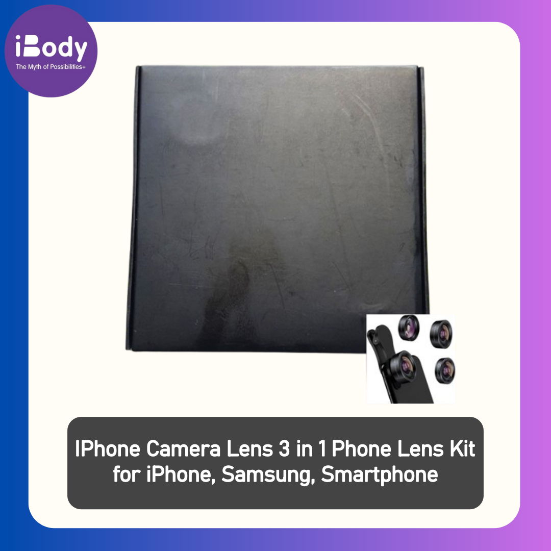 (Keywing) IPhone Camera Lens 3 in 1 Phone Lens Kit for iPhone, Samsung, Smartphone เลนส์หนีบกล้องโทรศัพท์มือถือ