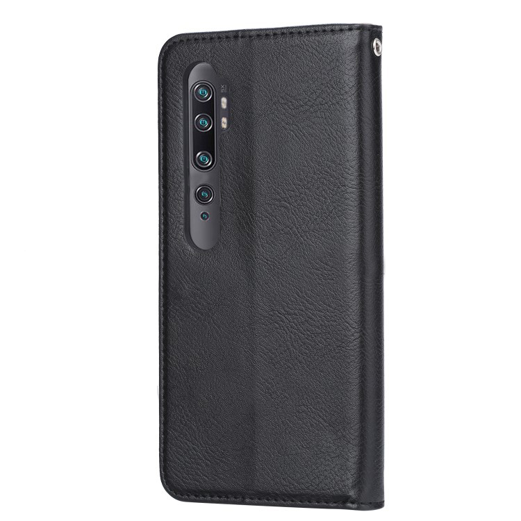 เคส Xiaomi Mi Note 10 Pro#เคสฝาพับแบบกระเป๋าสตางค์หนัง PU มีช่องเสียบบัตรคุณภาพดี