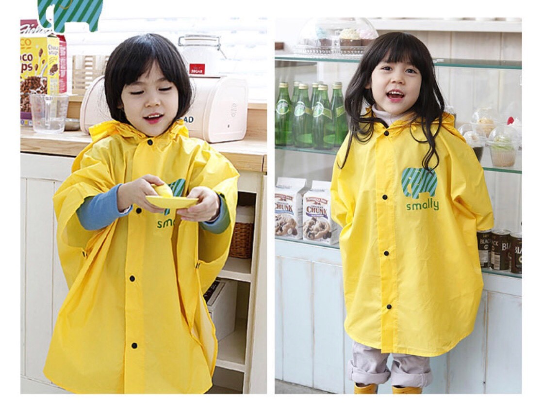 ชุดกันฝนเด็ก ฮู๊ดมีหู