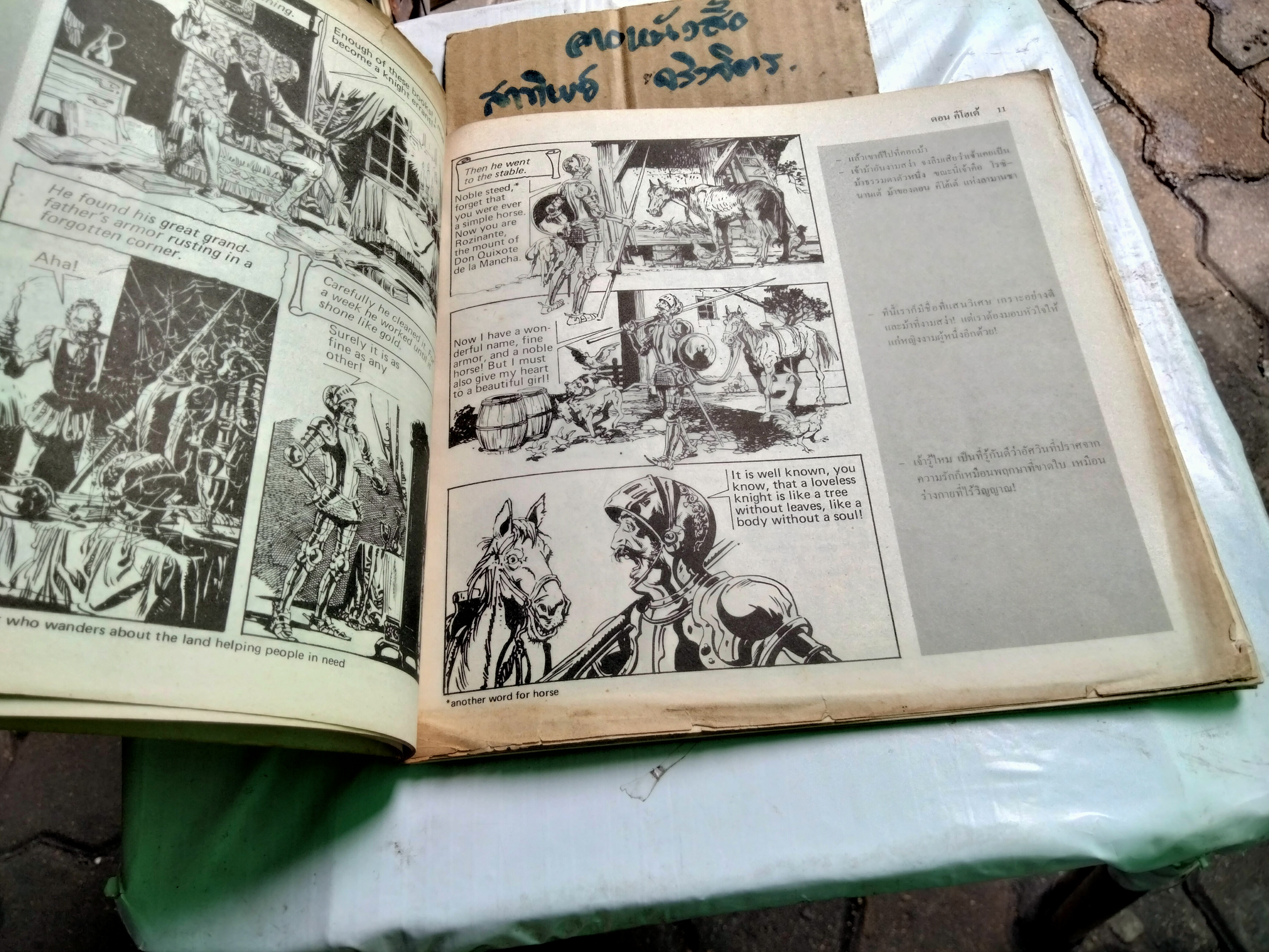 ดอน คีโฮเต้ - Don Quixote หนังสือภาพเพื่อการศึกษา วรรณกรรมและภาษาอังกฤษ **สินค้าหมด**