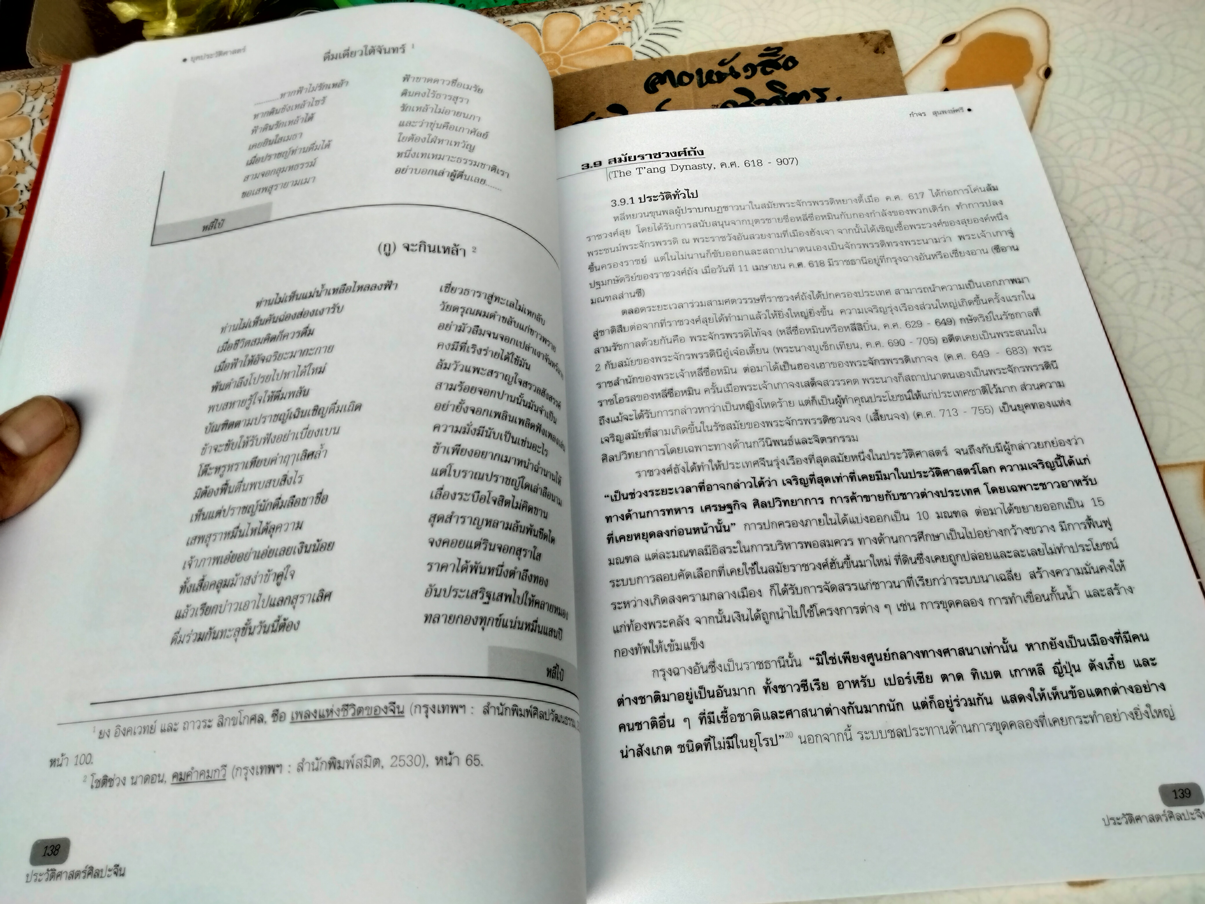 ประวัติศาสตร์ศิลปะจีน History of Chinese Art โดย กำจร สุนพงษ์ศรี