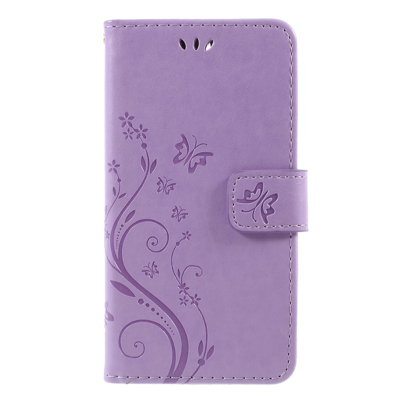 เคส Huawei Y3 (2017) #เคสแบบฝาพับหนัง PU สไตล์กระเป๋าสตางค์ลายผีเสื้อ